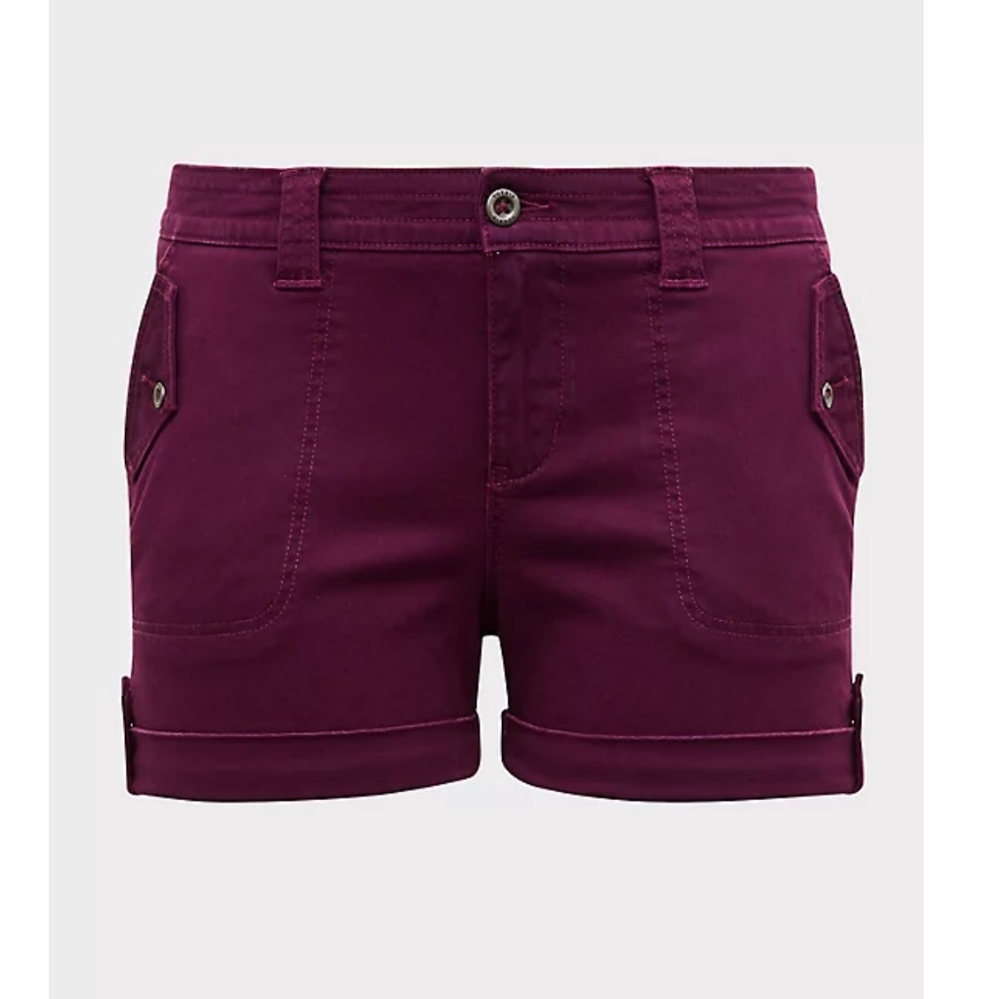 MILITARY SHORT SHORT - TWILL PLUM PURPLE